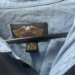 Harley-Davidson Light Blue Denim Shirt